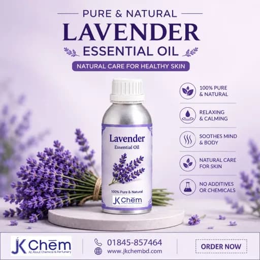 Premium Lavender Essential Oil – Cosmetic Grade Natural Oil for Aromatherapy, Skin Care, Hair Care & Soap Making