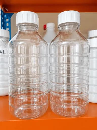 PET Plastic Empty Bottle with Cap  1000ml – Multipurpose Chemical, Cosmetic & Liquid Packaging Bottle