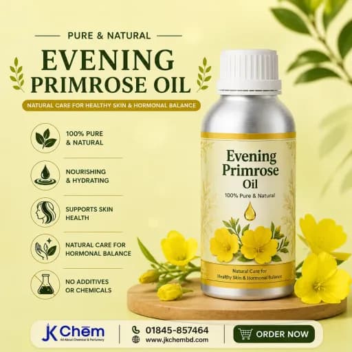 Premium Evening Primrose Oil (EPO) – Cosmetic Grade Natural Oil for Skin Care, Hair Care & Personal Care Formulations