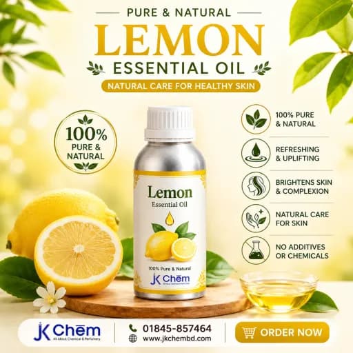 Premium Lemon Essential Oil – Cosmetic Grade Natural Oil for Aromatherapy, Skin Care, Hair Care & Soap Making
