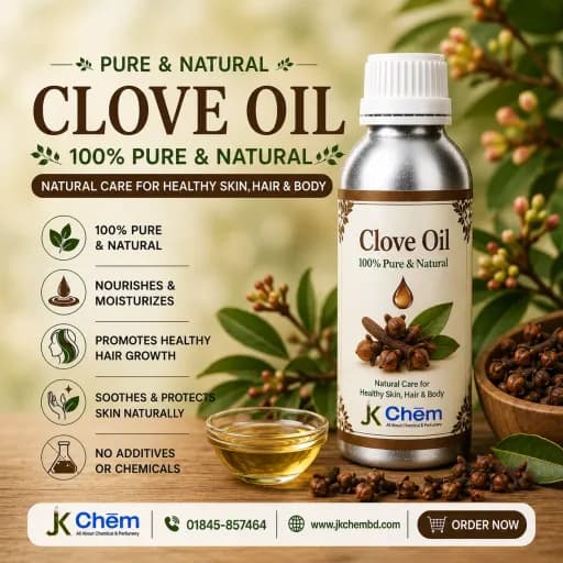 Pure Clove Bud Oil (Syzygium Aromaticum Bud Oil) | Cosmetic Grade Essential Oil for Personal Care & DIY Beauty Formulations