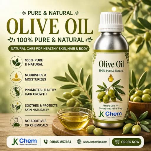 Premium Olive Oil – Cosmetic Grade Natural Carrier Oil for Skin Care, Hair Care, Massage & DIY Beauty Formulations