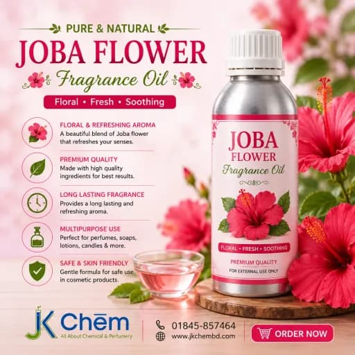 Premium Joba Flower Fragrance Oil – Cosmetic Grade Long-Lasting Floral Scent for Soap, Candles & Personal Care Products