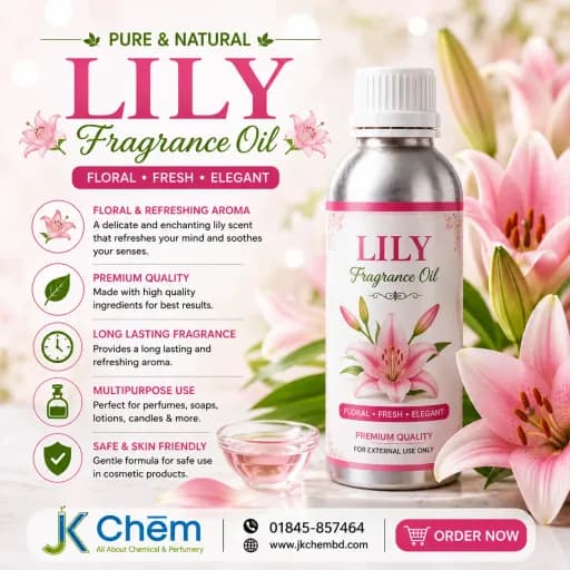 Premium Lily Fragrance Oil – Cosmetic Grade Long-Lasting Floral Scent for Soap, Candles & Personal Care Products