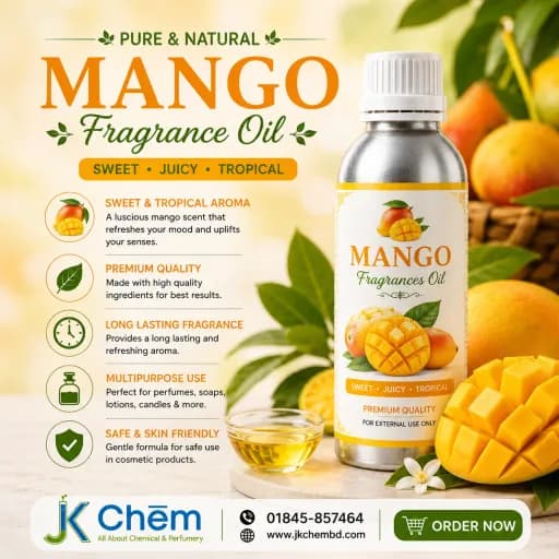 Mango Fragrance Oil – Cosmetic Grade Long-Lasting Tropical Scent for Soap, Candles & Personal Care Products