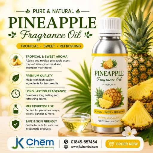 Premium Pineapple Fragrance Oil – Cosmetic Grade Long-Lasting Tropical Scent for Soap, Candles & Personal Care Products