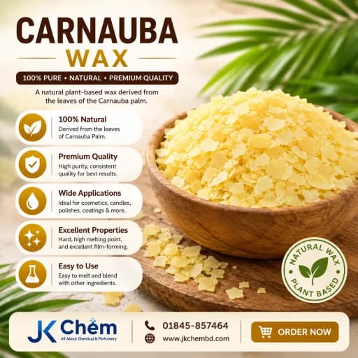 Carnauba Wax (Brazilian Palm Wax) | Cosmetic Grade Natural Hard Wax for Lipstick, Lip Balm, Candles, Creams & DIY Cosmetics