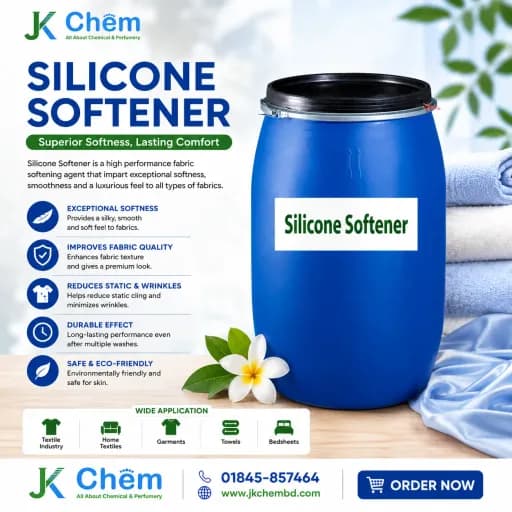 Silicone Softener | Premium Textile Finishing Chemical for Soft, Smooth & Long-Lasting Fabric Finish