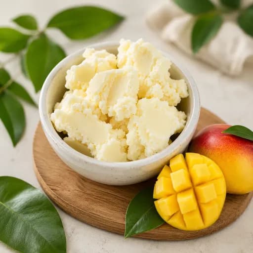 ম্যাংগো বাটার (Mango Butter) | Premium Cosmetic Grade Natural Mango Butter for Skincare, Hair Care & Soap Making