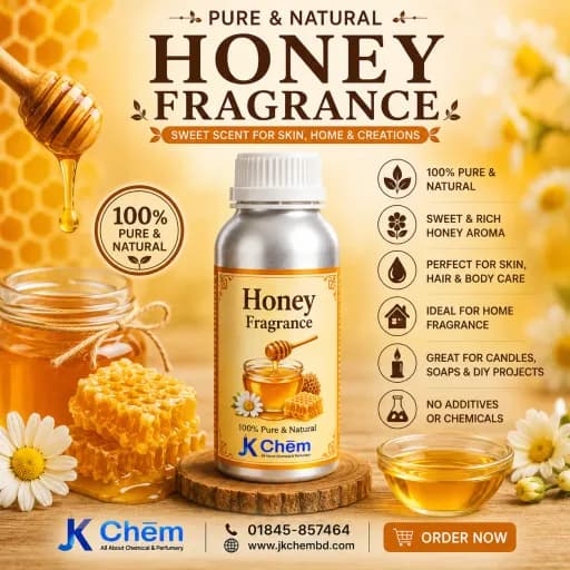Honey Fragrance (হানি ফ্র্যাগরেন্স) | Premium Cosmetic Fragrance Oil for Soap, Candles, Perfume & Skincare
