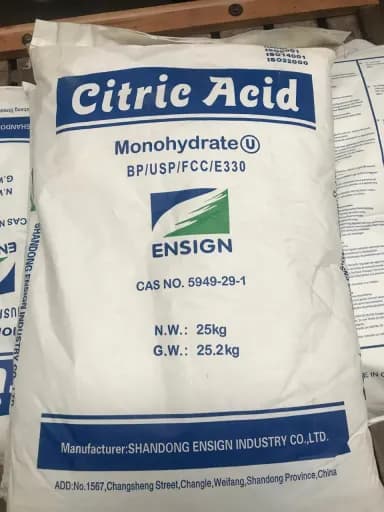 Citric Acid (সিট্রিক অ্যাসিড) | Food Grade Acidulant, pH Adjuster & Preservative for Food, Cosmetics & Pharmaceutical Applications
