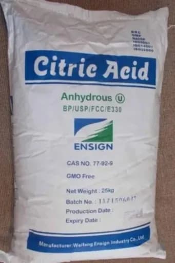 Citric Acid (সিট্রিক অ্যাসিড) | Food Grade Acidulant, pH Adjuster & Preservative for Food, Cosmetics & Pharmaceutical Applications