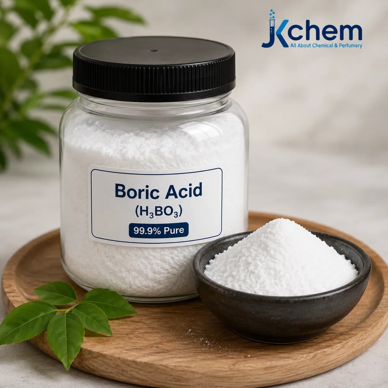 Boric Acid Powder (H₃BO₃) 99.5%+ Purity | Industrial Grade Boric Acid for Glass, Ceramic, Cosmetic & Chemical Applications