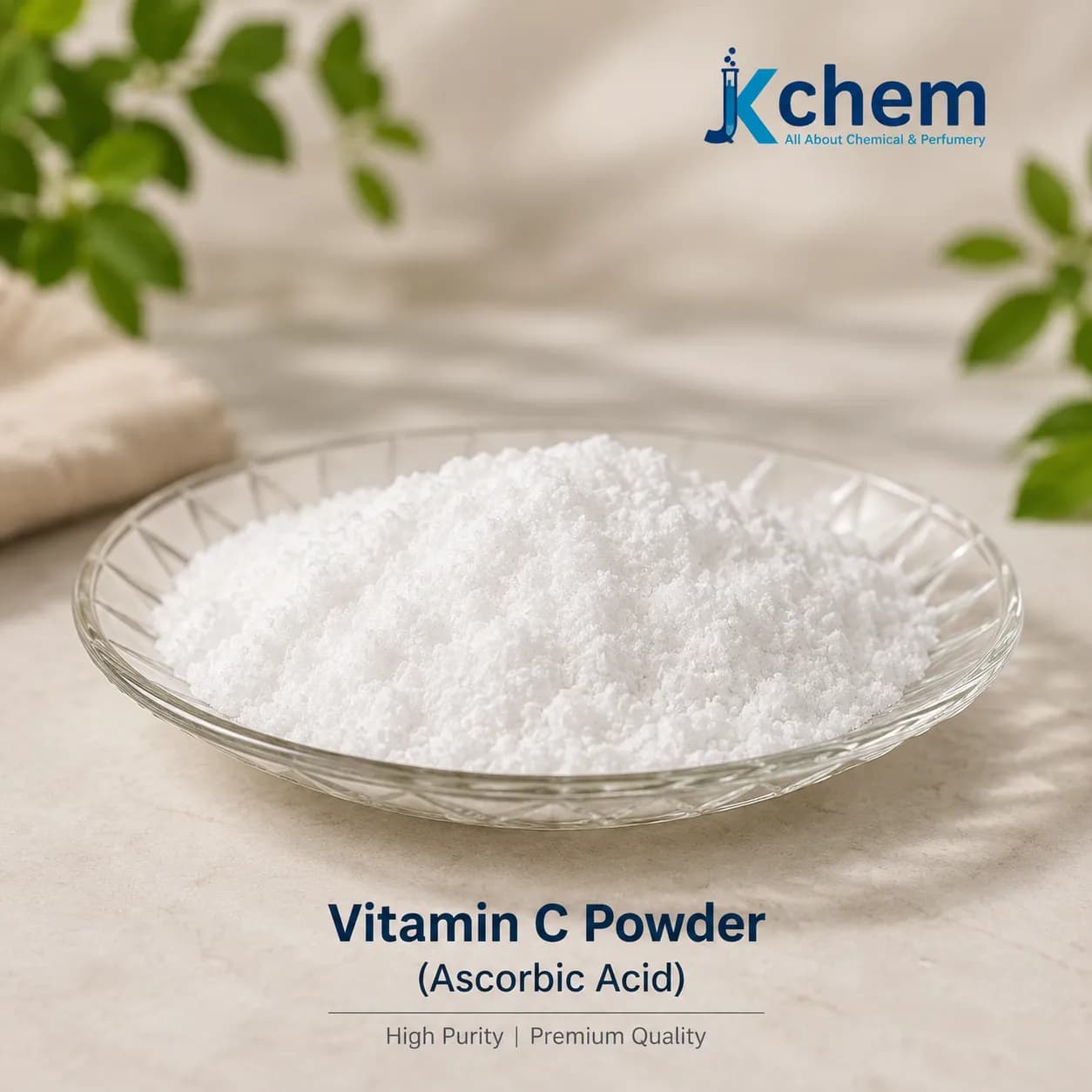 Vitamin C Powder (Ascorbic Acid) USP Grade | High Purity Antioxidant for Cosmetics, Food & Personal Care Applications