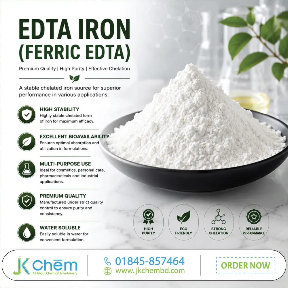 Premium EDTA Iron (Ferric EDTA) – High Purity Chelated Iron for Agriculture, Hydroponics & Fertilizer Applications