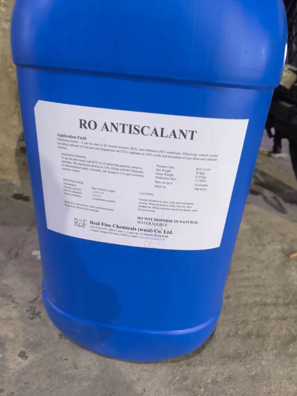 RO Antiscalant (RO অ্যান্টিস্কেল্যান্ট) | High-Performance Reverse Osmosis Membrane Antiscalant for Water Treatment & Industrial RO Systems
